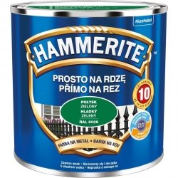 Hammerite Na Rdzę 0,25L ZIELONY RAL6029 POŁYSK hamerite farba