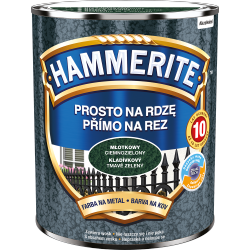 Hammerite Na Rdzę 0,7L CIEMNO-ZIELONY MŁOTKOWY hamerite farba szybkoschnąca antykorozyjna gruntoemalia