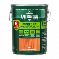 Vidaron Impregnat 4,5L V06 Mahoń Amerykański do drewna powłokotwórczy