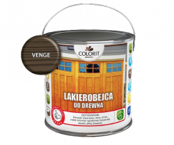 Colorit Lakierobejca Do Drewna 2,5L VENGE WENGE szybkoschnąca satynowa farba wodna boazerii elewacji okien drzwi