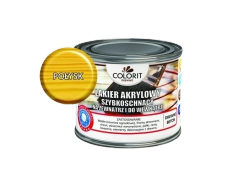 Colorit Lakier Akrylowy Drewna 375ml POŁYSK wodny szybkoschnący bezzapachowy BEZBARWNY z filtrami UV do wewnątrz i na zewnątrz nieżółknący boazerii