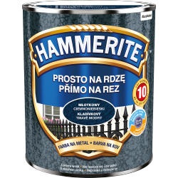 Hammerite Na Rdzę 0,7L CIEMNO-NIEBIESKI MŁOTKOWY hamerite farba szybkoschnąca antykorozyjna gruntoemalia
