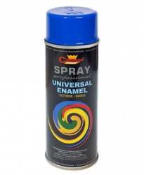 Spray Uniwersalny RAL5010 NIEBIESKI CIEMNY 400ml emalia Champion do metalu plastiku drewna gipsu