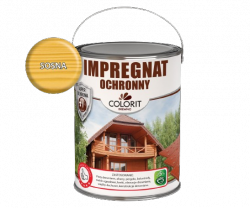 Colorit Impregnat Szybkoschnący 4,5L SOSNA do drewna Ochronny wodny płotów altanek
