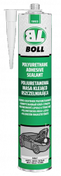 BOLL Masa Klejąco Uszczelniająca 310ml BIAŁY Poliuretanowa do blach aluminium drewna szkła betonu tworzyw sztucznych