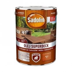 Sadolin Superdeck olej 5L MAHOŃ 75 do drewna tarasów mebli ogrodowych mat