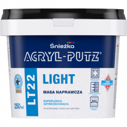 Acryl-Putz LT22 Light 250ml szpachla do dziur Masa naprawcza szybkoschnąca