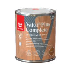 Tikkurila Lakierobejca 0,75L AMBER TEAK tik tek Valtti Plus Complete szybkoschnąca impregnująca
