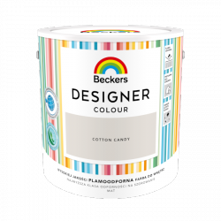 Beckers 2,5L COTTON CANDY Designer Colour farba lateksowa mat-owa do ścian sufitów