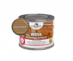 Colorit Wosk do drewna w paście 0,5L PALISANDER naturalne woski pszczele Carnauba Kredowa