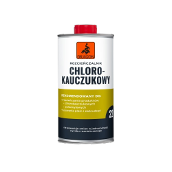 Rozcieńczalnik chlorokauczukowy 0,5L Dragon rozpuszczalnik do chlorokauczukowych poliwinylowych  METAL