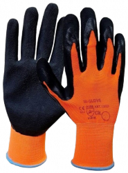 Rękawice ochronne robocze rozmiar 11 XXL powlekane lateksem o piankowej strukturze M-GLOVE