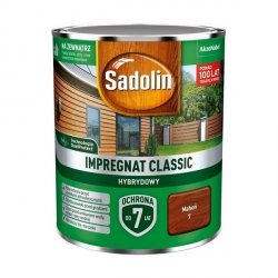 Sadolin Classic impregnat 0,75L MAHOŃ 7 do drewna clasic Hybrydowy płotów altanek fasad