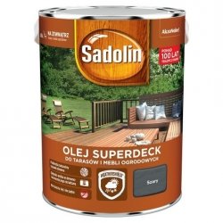 Sadolin Superdeck olej 5L SZARY tarasów drewna do