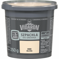 Vidaron Szpachla do Drewna 0,25kg OLCHA H08 szpachlówka akrylowa gotowa zawiera terpentynę