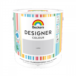 Beckers 2,5L LUNA Designer Colour farba lateksowa mat-owa do ścian sufitów