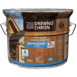 Drewnochron CEDR 2,5L Impregnat Extra do drewna powłokotwórczy płotów altan elewacji