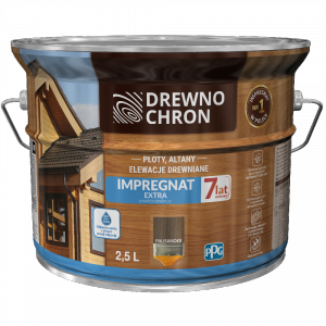 Drewnochron PALISANDER 2,5L Impregnat Extra do drewna powłokotwórczy płotów altan elewacji