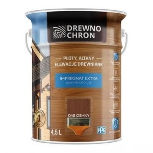 Drewnochron DĄB CIEMNY 4,5L Impregnat Extra drewna do powłokotwórczy