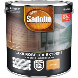 Sadolin Extreme lakierobejca 2,5L DĄB JASNY do drewna szybkoschnąca odporna zewnętrzna
