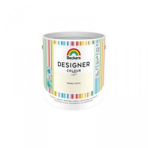Beckers 2,5L PANNA COTTA Designer Colour farba lateksowa mat-owa do ścian sufitów