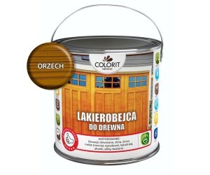 Colorit Lakierobejca Drewna 2,5L ORZECH szybkoschnąca satynowa farba do