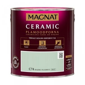 MAGNAT Ceramic 2,5L C74 Rajski Fluoryt ceramik ceramiczna farba do wnętrz plamoodporna