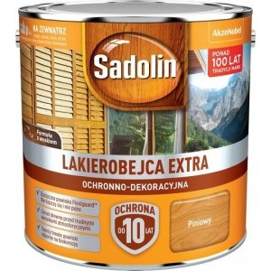 Sadolin Extra lakierobejca 2,5L PINIOWY PINIA 2 drewna