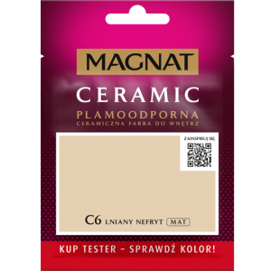 MAGNAT Ceramic TESTER C6 Lniany Nefryt ceramik ceramiczna farba do wnętrz plamoodporna