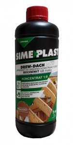 Impregnat konstrukcyjny BRĄZ-OWY 1kg koncentrat 1:9 Drew-Dach Plus Simeplast