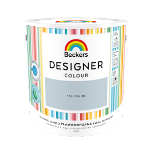 Beckers 2,5L FOLLOW ME Designer Colour farba lateksowa mat-owa do ścian sufitów