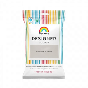 Beckers TESTER COTTON CANDY Designer Colour farba lateksowa mat-owa do ścian sufitów