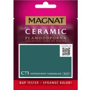 MAGNAT Ceramic TESTER C73 Intensywny Szmaragd ceramik ceramiczna farba do wnętrz plamoodporna