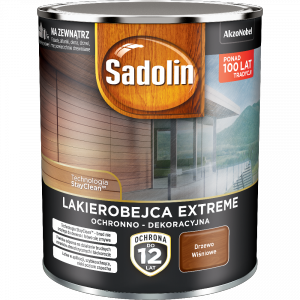 Sadolin Extreme lakierobejca 0,7L DRZEWO WIŚNIOWE do drewna szybkoschnąca odporna zewnętrzna