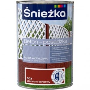 Śnieżka Beton Posadzka CZERWONY TLENKOWY B03 1L farba do betonu