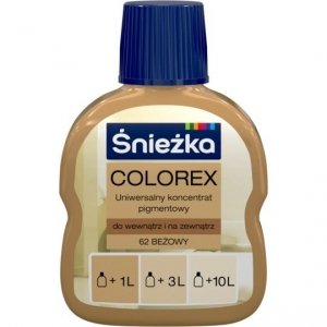 Śnieżka Colorex Pigment 100ml beżowy 62 barwnik do farby