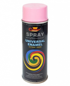 Spray Uniwersalny RAL3017 RÓŻOWY 400ml emalia Champion do metalu plastiku drewna gipsu