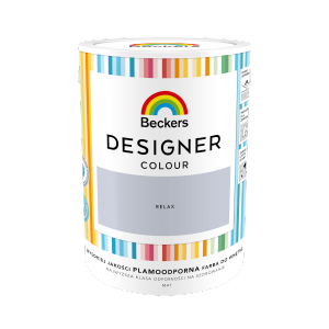 Beckers 5L RELAX Designer Colour farba lateksowa mat-owa do ścian sufitów