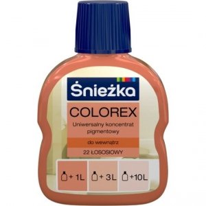 Śnieżka Colorex Pigment 100ml łososiowy 22 barwnik do farby