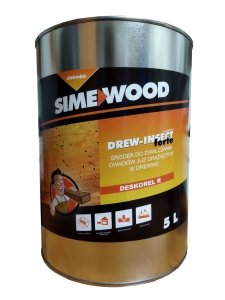 Środek zwalczania owadów drewnie 5L owadobójczy preparat Drew-Insect Forte