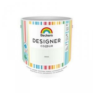 Beckers 2,5L IDEAL Designer Colour farba lateksowa mat-owa do ścian sufitów