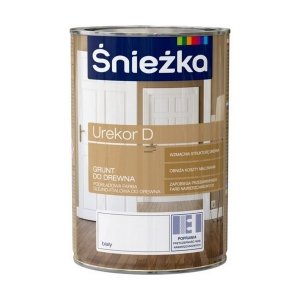 Śnieżka Urekor D 5L Grunt BIAŁY Do Drewna Podkład Emalia Podkładowa biała