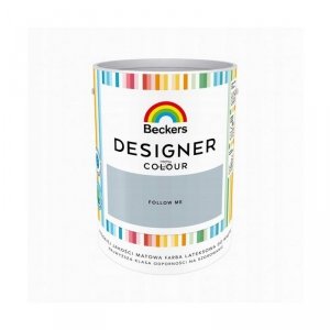 Beckers 5L FOLLOW ME Designer Colour farba lateksowa mat-owa do ścian sufitów