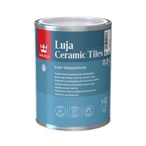 Tikkurila Farba Do Malowania Płytek 0,9L BIAŁA PÓŁMAT Luja Ceramic Tiles