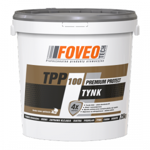 Foveo Tynk Silikonowy TPP100 25kg Baranek 1,5mm BIAŁY Elewacyjny Wodoodporny Mrozoodporny Samoczyszczący Wysoka Odporność na Zabrudzenia Glony Algi i Grzyby Premium Protect - TYLKO ODBIÓR OSOBISTY LUB WYSYŁKA NA PALECIE