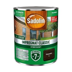 Sadolin Classic impregnat 0,75L PALISANDER 9 do drewna clasic Hybrydowy płotów altanek fasad