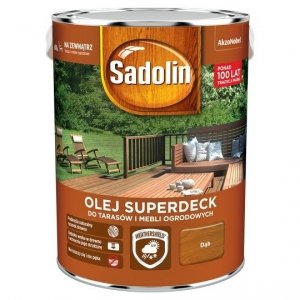 Sadolin Superdeck olej 10L DĄB tarasów drewna do