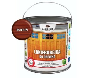 Colorit Lakierobejca Drewna 2,5L MAHOŃ szybkoschnąca satynowa farba do