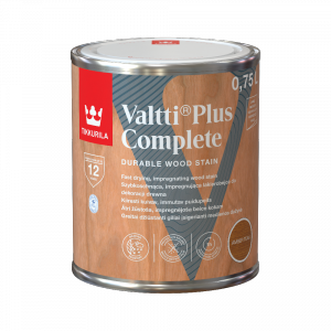 Tikkurila Lakierobejca 0,75L AMBER TEAK tik tek Valtti Plus Complete szybkoschnąca impregnująca