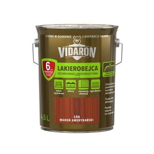 Vidaron Lakierobejca 4,5L L06 Mahoń Amerykański do drewna ochronno-dekoracyjna połysk